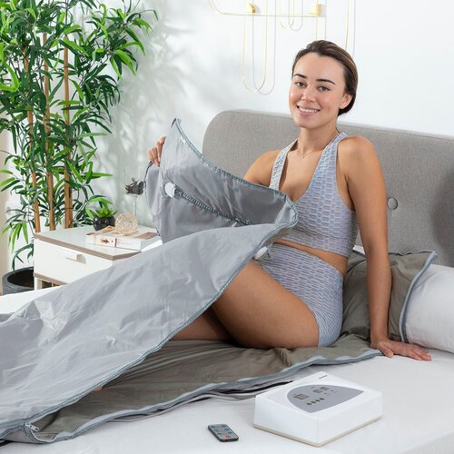 Odeja za savno z infrardečim ogrevanjem Bedna InnovaGoods Slike