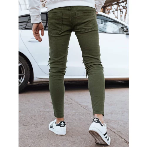 DStreet Men's Green Denim Pants