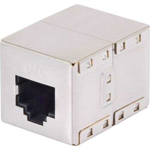 Renkforce RJ45 omrežni adapter CAT 6 [1x RJ45-vtičnica - 1x RJ45-vtičnica] 0 m iz železa (20427549) Cene