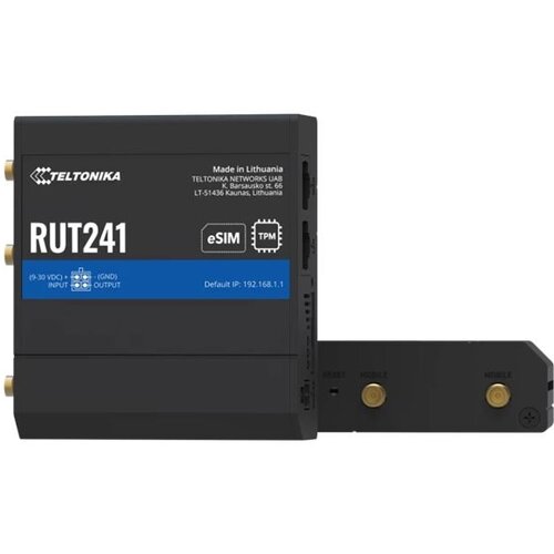 Teltonika RUT241 eSIM | Industrieller 4G-LTE-Router | Cat 4, 2x RJ45 100Mb /s, eSIM Cellular network router Cijene