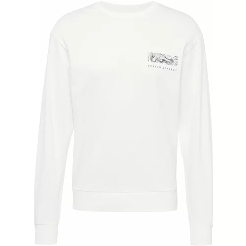 Jack & Jones Sweater majica 'GURU' crna / bijela