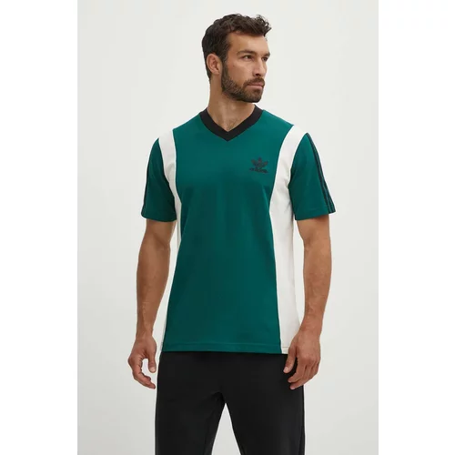 Adidas Kratka majica moški, zelena barva