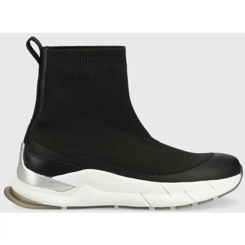 Calvin Klein Superge Sock Boot črna barva