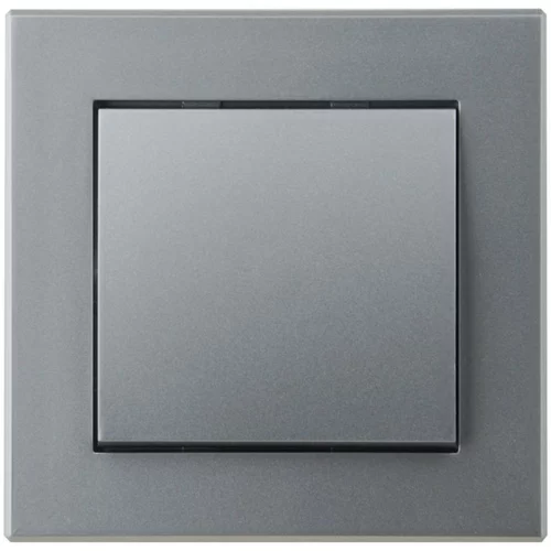 Cube izmjenični prekidač cube (srebrne boje, podžbukno, IP20)