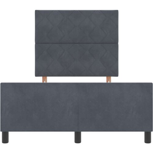 VidaXL Krevetna konstrukcija Tamno siva 120x200 cm Bar&amp;scaron;un Slike