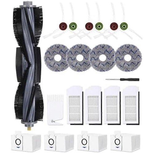 INORCO Dodatki za sesalnik DEEBOT X1 Omni/X1 E Omni/X1 Turbo, glavne krtače, stranske krtače, filtri, mop, vrečke za prah, (22028585) Slike
