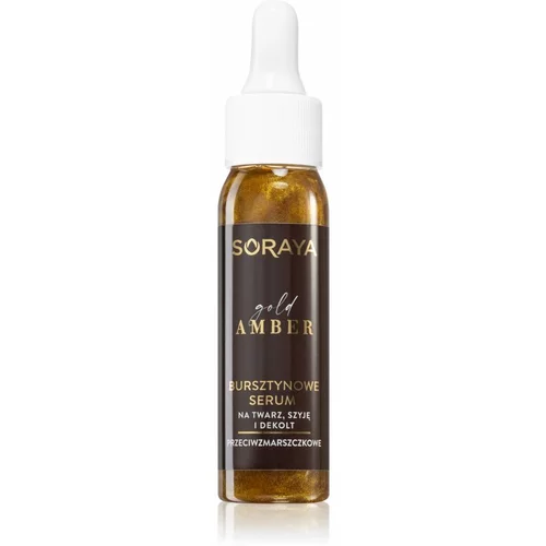 Soraya Gold Amber serum protiv bora za lice, vrat i dekolte 30 ml