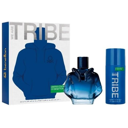 Benetton Set za mu&scaron;karce Tribe, Toaletna voda 80 ml i dezodorans 150 ml Cene