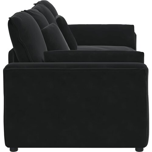  Modularna sofa s jastucima crna Slike