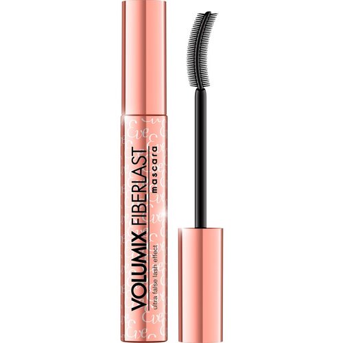 Eveline Cosmetics Volumix Fiberlast Rose maskara z učinkom umetnih trepalnic 10 ml Slike