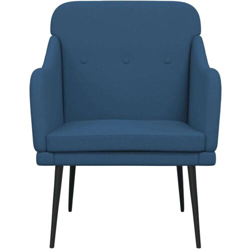 VidaXL Fotelja plava 63 x 76 x 80 cm od tkanine - Plava 1 Slike