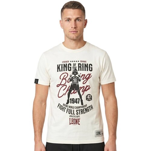 Leone 1947 Majice s kratkimi rokavi Man Short Sleeves Fight Club Bež Slike