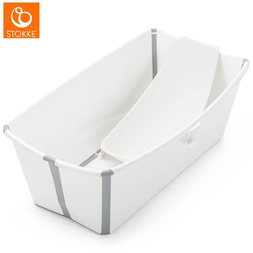 Stokke kad Flexi bath Bundle z oporo za novorojenčka white Cene