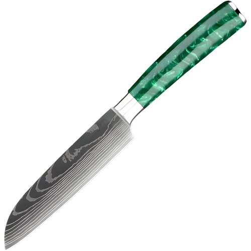 IZMAEL Kuhinjski nož BL-39282 - Majhen Santoku / Zelen Cene