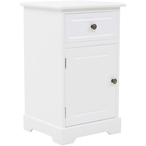 Furnova Nočna omarica MDF in borovina 35x32x59 cm, (21926152) Slike