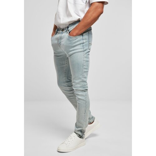 UC Men Slim Fit Zip Jeans Lighter Washed Slike