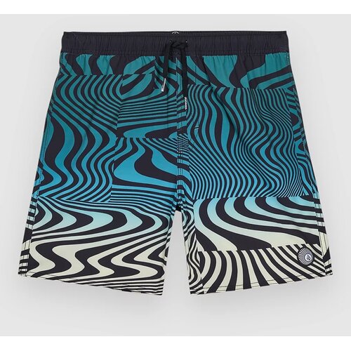 Volcom Lido Print Trunk Kids Boardshorts rifle green Slike