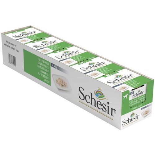 Schesir cat piletina fileti u želeu 85gr Slike