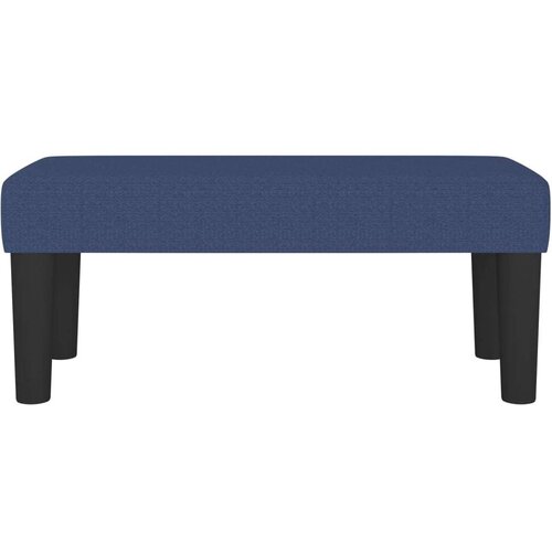  Klupa plava 70 x 30 x 30 cm od tkanine Slike
