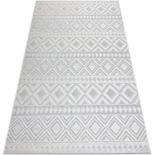 RugsX Preproge Preproga Strukturni SOLE D3851 Boho diamanti - 80x250 cm Bež Cene