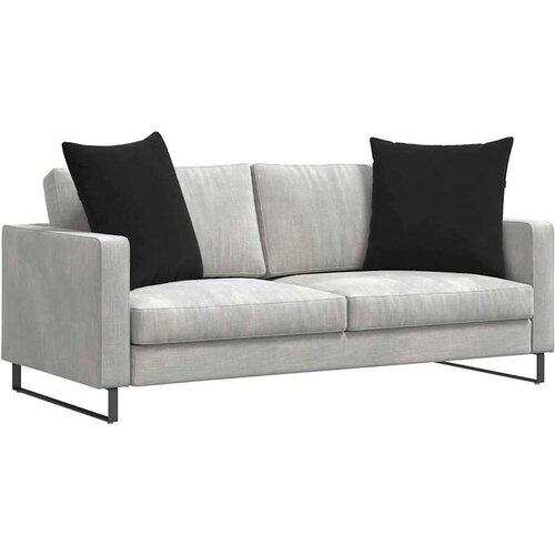 VidaXL jastučići za sofu 2 pcs crna 60 x 60 cm kordura tekstil Slike