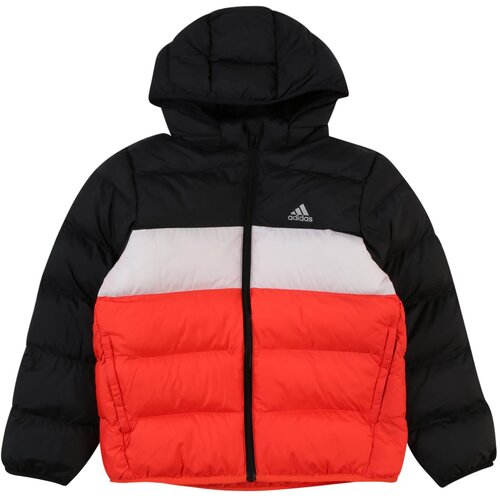 Adidas Outdoor jakna srebrno siva / tamno narančasta / crna / bijela Slike