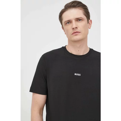 Boss Majica kratkih rukava Casual za muškarce, boja: crna, jednobojni model