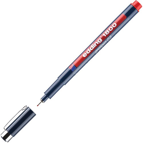  ZA TEHNIČKO CRTANJE PROFIPEN 0,5MM EDDING 1800 CRVENI Cene