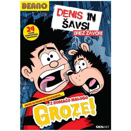 Menart knjiga Denis in Šavsi domača naloga groze ( strip)