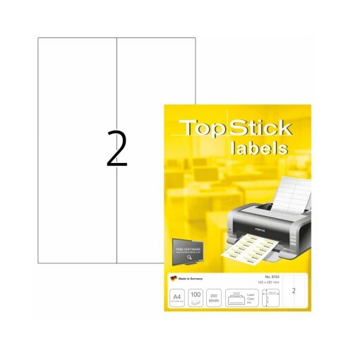 Herma etikete topstick 105x297 A4/2 1/100 ( 02H8723 ) Cene