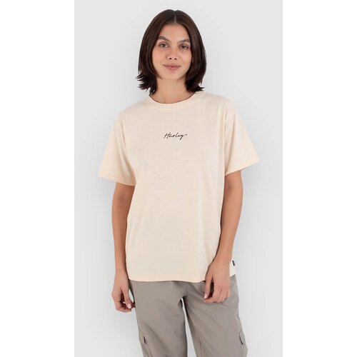 Hurley Script Regular T-shirt pearl ivory Cene
