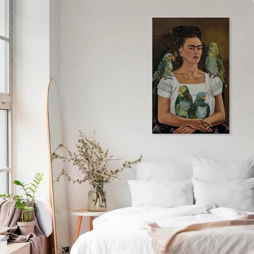  Slika - Frida Kahlo &amp;ndash; Me and My Parrots 20x30 Premium Print Slike