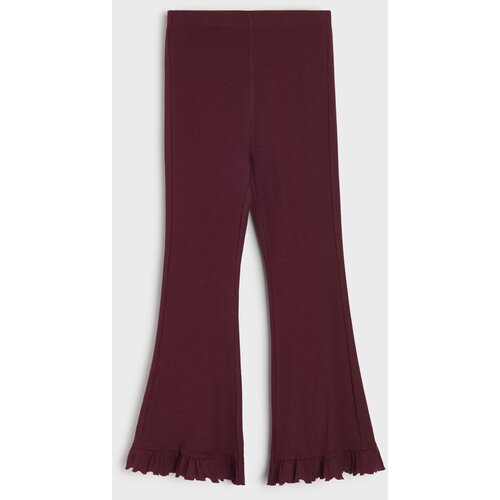Sinsay Flare tajice s ukrasnim volanima 2 pack Slike