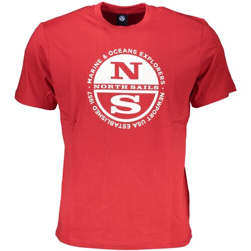 North Sails MEN&#39;S SHORT SLEEVE T-SHIRT RED Cijene