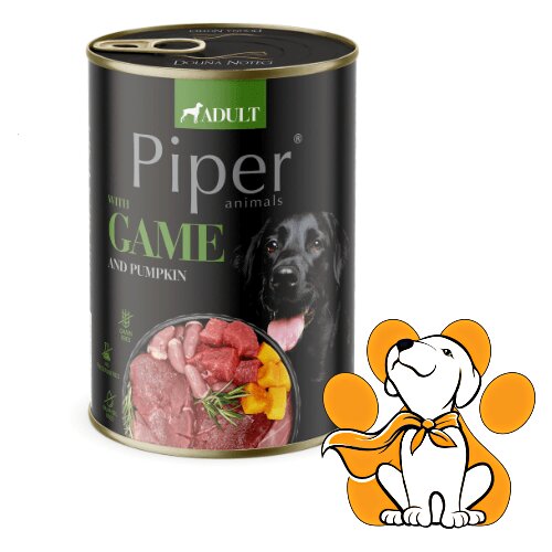 Piper Dog Wild Game 400g, Vlažna Hrana Za Pse Sa Divljači Za Visoku Energiju Cene