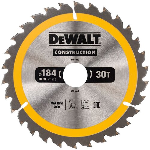 Dewalt list kružne pile za drvo 30 z 184x30mm DT1942 Cijene