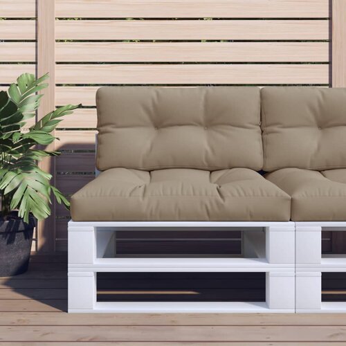 The Living Store Blazine za palete 2 kosa taupe blago - Blazina Za Palete, (21661601) Slike