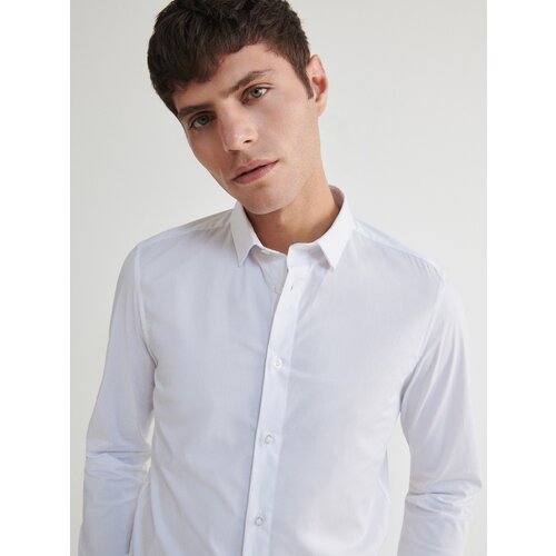 Reserved srajca slim fit - bela Cene