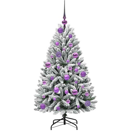  Umjetno božićno drvce 120 cm 150 LED lampica Topla bijela Slike