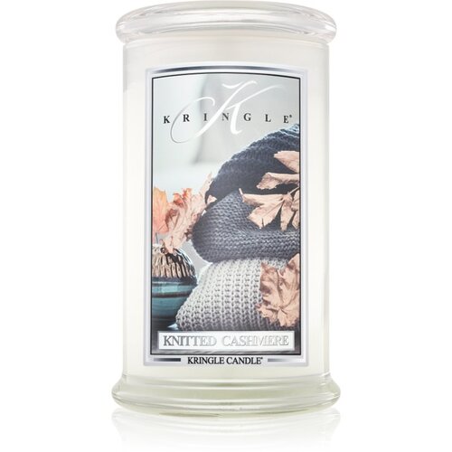 Kringle Candle Knitted Cashmere di&amp;scaron;eča sveča 624 g Slike