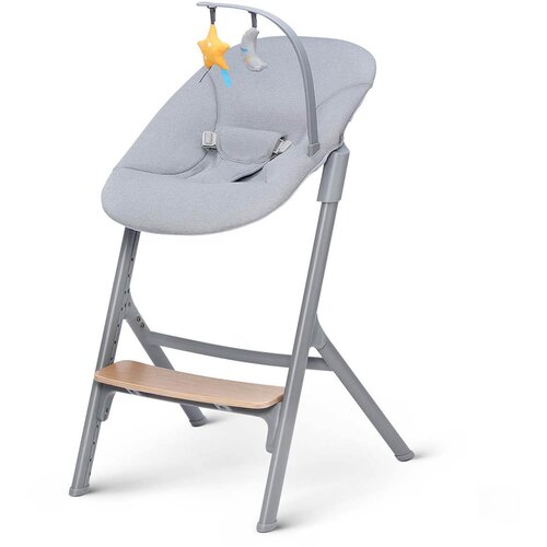 Kinderkraft Hranilica Livy Wood Calmee 4u1, siva Slike