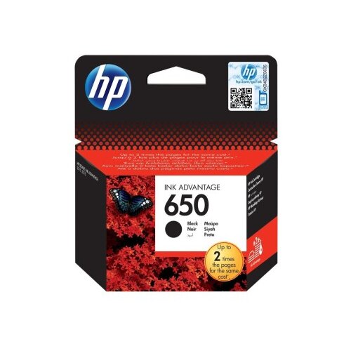 HP 650 črnilna kartu&scaron;a, črna, standardna zmogljivost, 360 strani, 1 kos Cene
