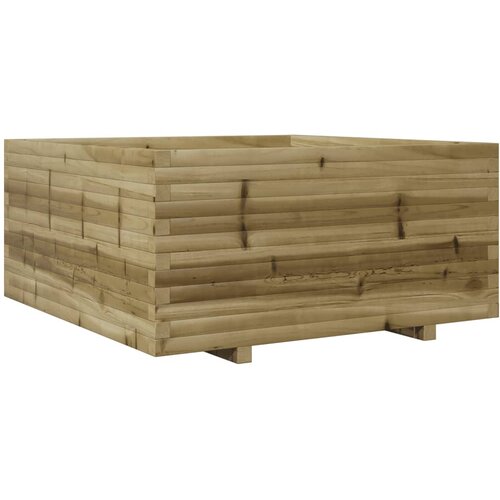 Maison Chic Vrtno cvetlično korito - Cvetlični Lonec 100x100x49,5 cm impregnirana borovina, (21789515) Slike