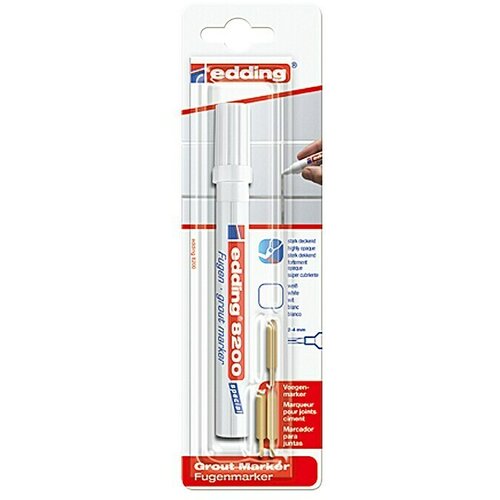 Edding ZA FUGE 2-4MM EDDING 8200/1 BIJELI BLISTER Cene