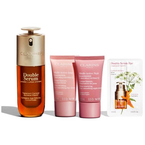Clarins Double Serum &amp;amp; Multi-Active darilni set za vse tipe kože Slike