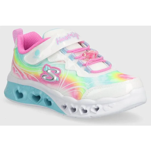 Skechers Otroške superge FLUTTER HEART LIGHTS GROOVY SWIRL