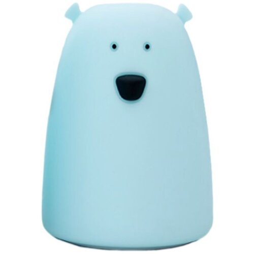 Rabbit And Friends nočna lučka mehka Medvedek z USB-C polnjenjem blue Slike