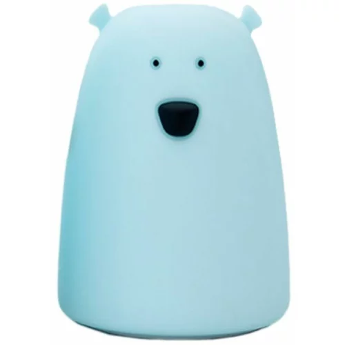 Rabbit And Friends nočna lučka mehka Medvedek z USB-C polnjenjem blue