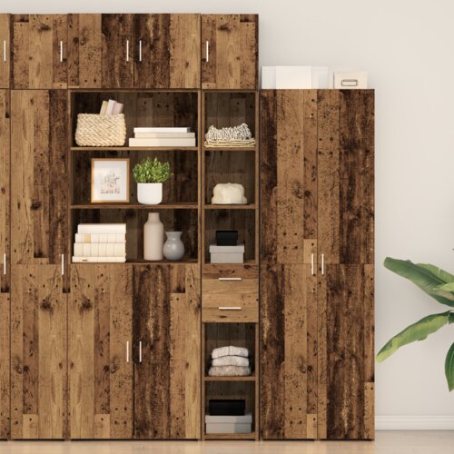 vidaXL omara na steni Star les 30x42.5x225 cm Lesna konstrukcija Cene