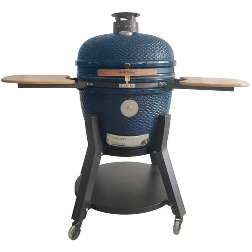 Grill King Kamado 24&amp;quot; keramički ro&amp;scaron;tilj sa stalkom, dimilicom i opremom, 61 cm Slike